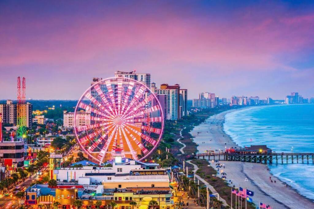 Ocean View Condo On The Beach! Myrtle Beach Esterno foto